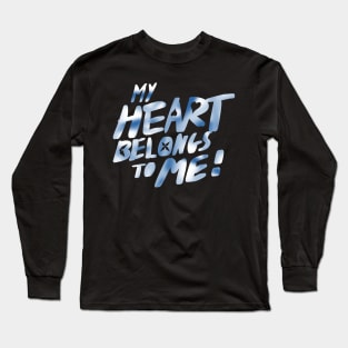 Roxas Kingdom Hearts - My Heart Belongs to Me Long Sleeve T-Shirt